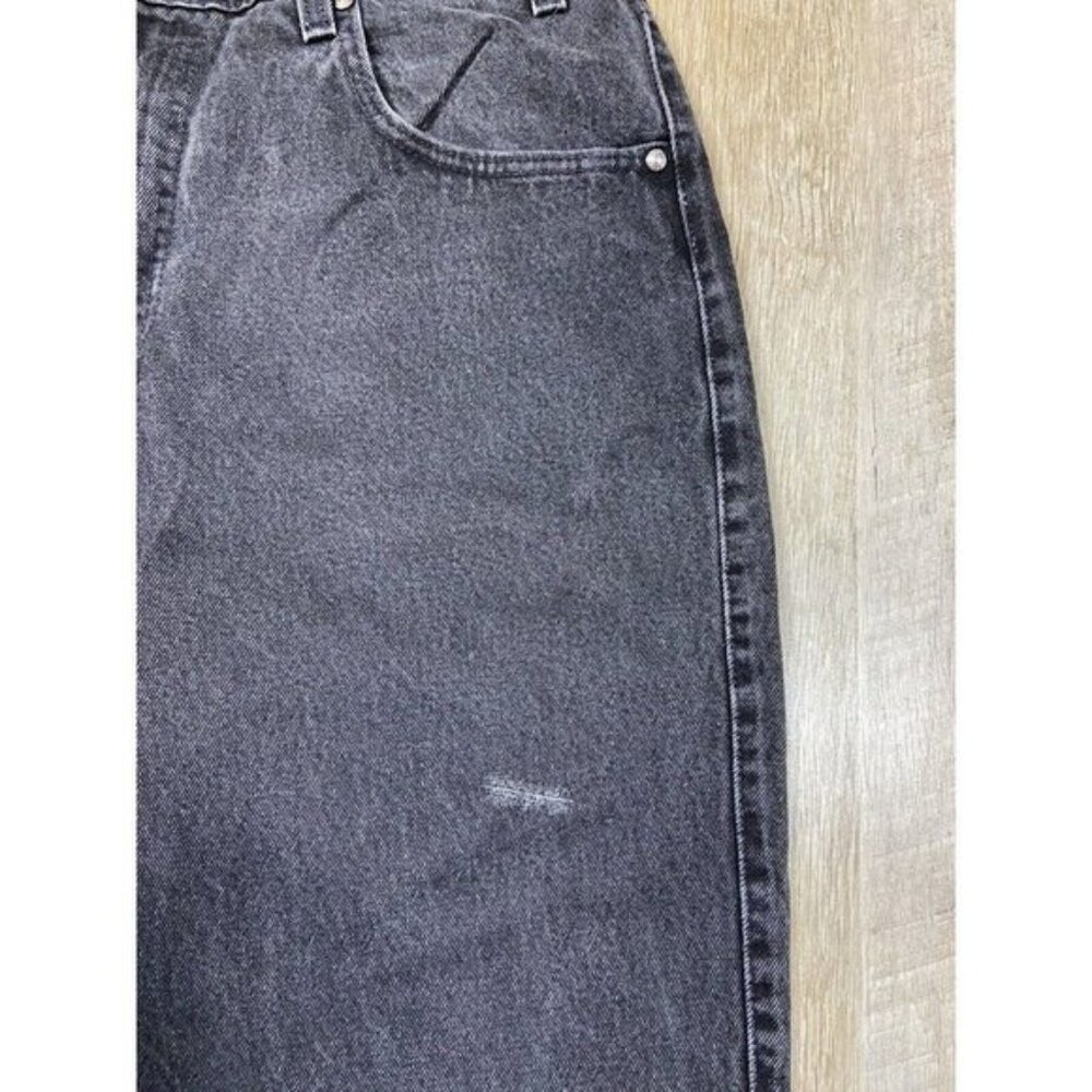 Vtg Levis 545 34x32 Fits 31x29 Loose Fit Faded Black Jeans Brown Copper Tab USA - Picture 2 of 8